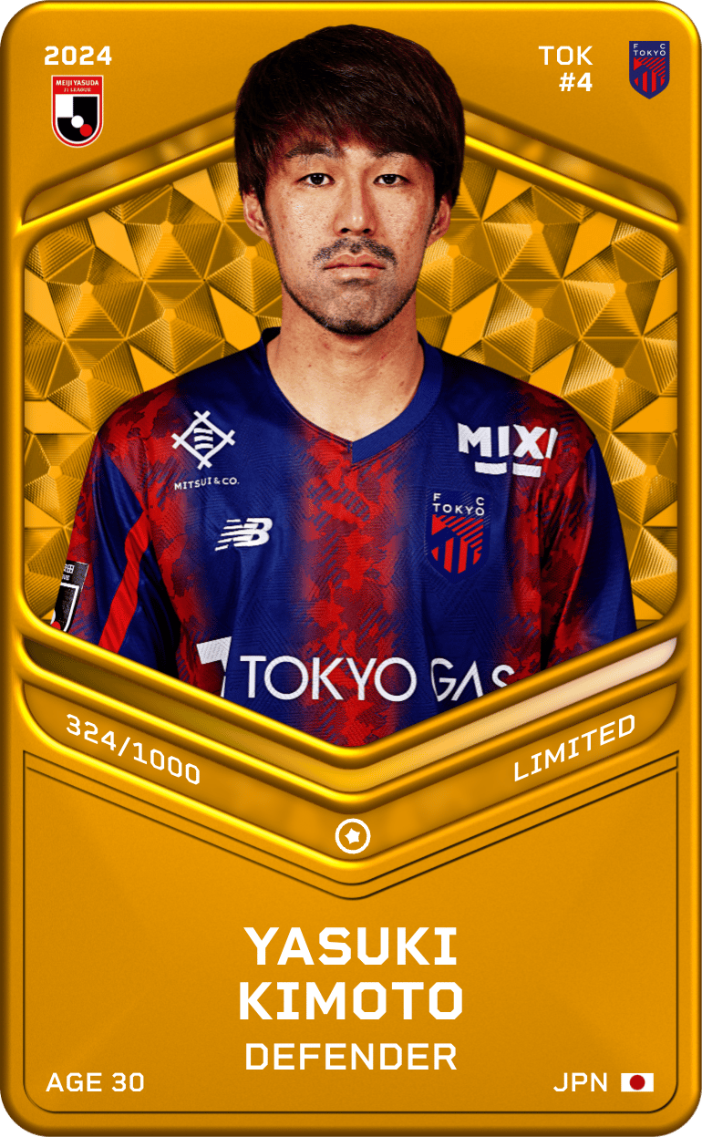 Yasuki Kimoto 2024-25 • Limited 324/1000
