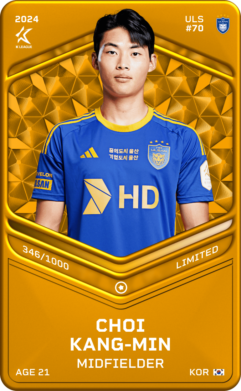 Choi Kang-Min 2024-25 • Limited 346/1000