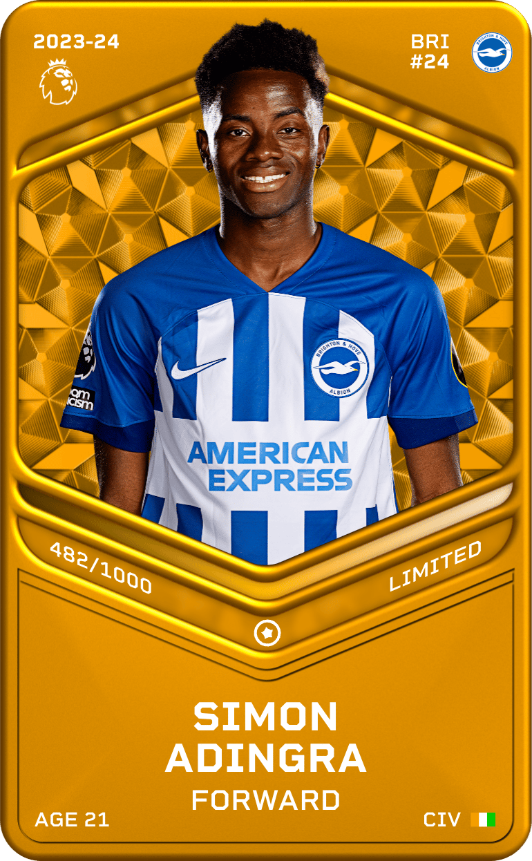 Simon Adingra 2023-24 • Limited 482/1000