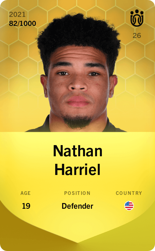 Nathan Harriel 2021-22 • Limited 82/1000