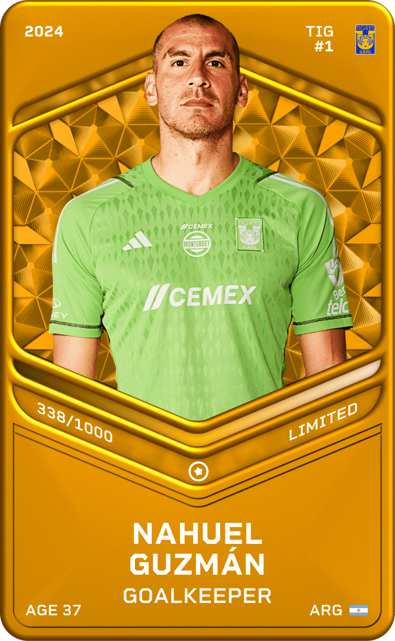 Nahuel Guzmán 2024-25 • Limited 338/1000