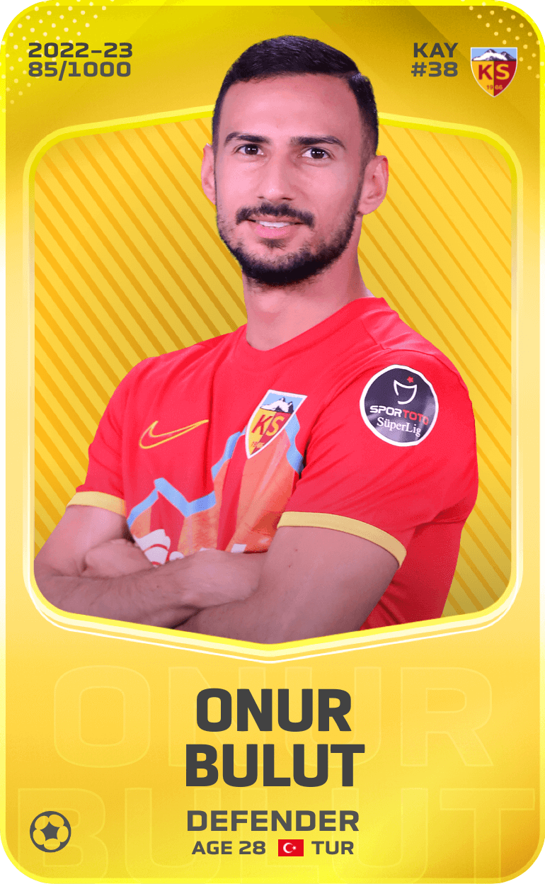 Onur Bulut 2022-23 • Limited 85/1000