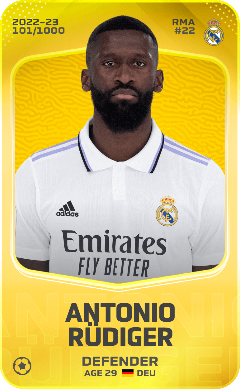 Antonio Rüdiger 2022-23 • Limited 101/1000