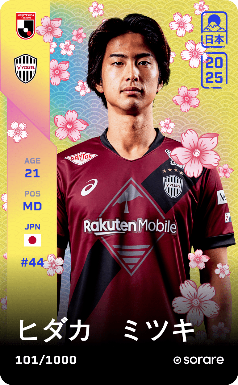 Mitsuki Hidaka 2025-26 • Limited 101/1000