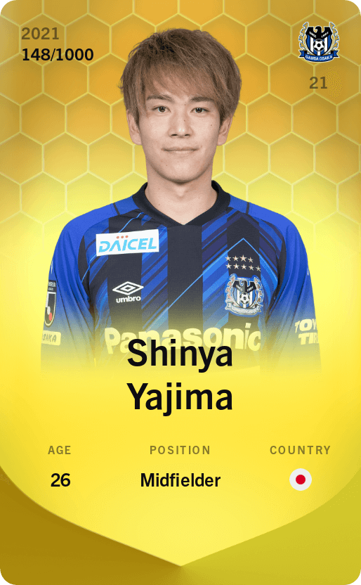 Shinya Yajima 2021-22 • Limited 148/1000