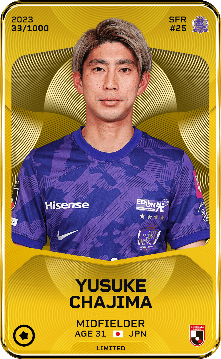 Yusuke Chajima 2023-24 • Limited 33/1000