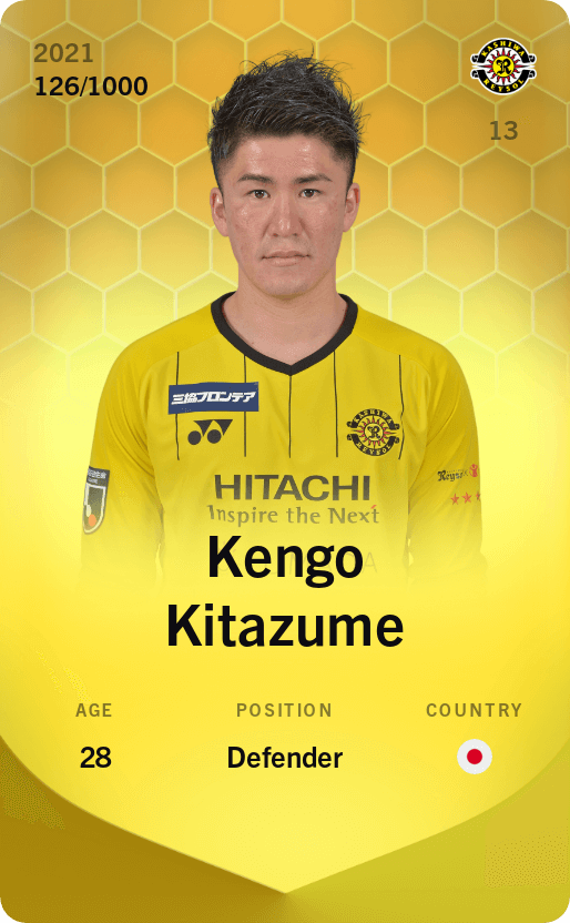Kengo Kitazume 2021-22 • Limited 126/1000