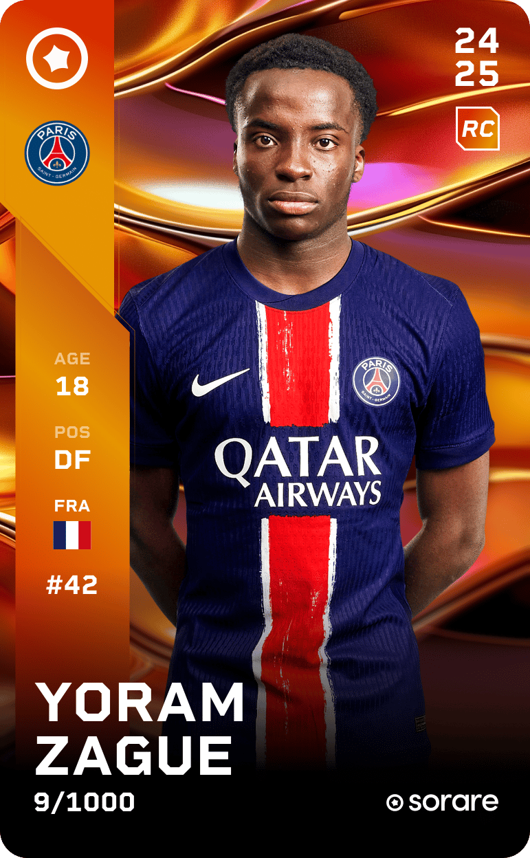 Yoram Zague 2024-25 • Limited 9/1000