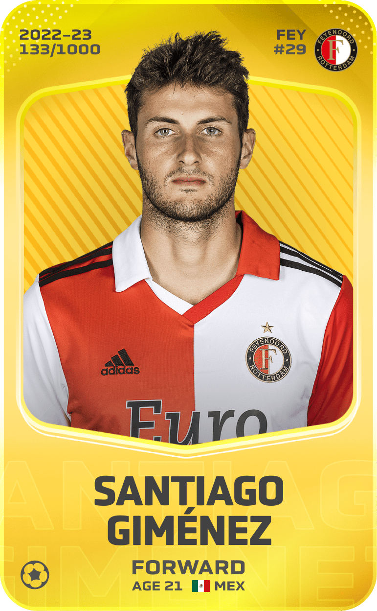 Santiago Giménez 2022-23 • Limited 133/1000