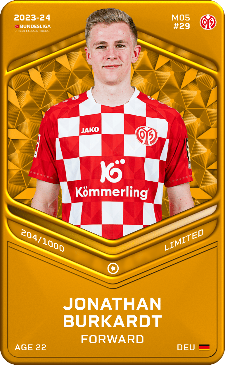 Jonathan Burkardt 2023-24 • Limited 204/1000