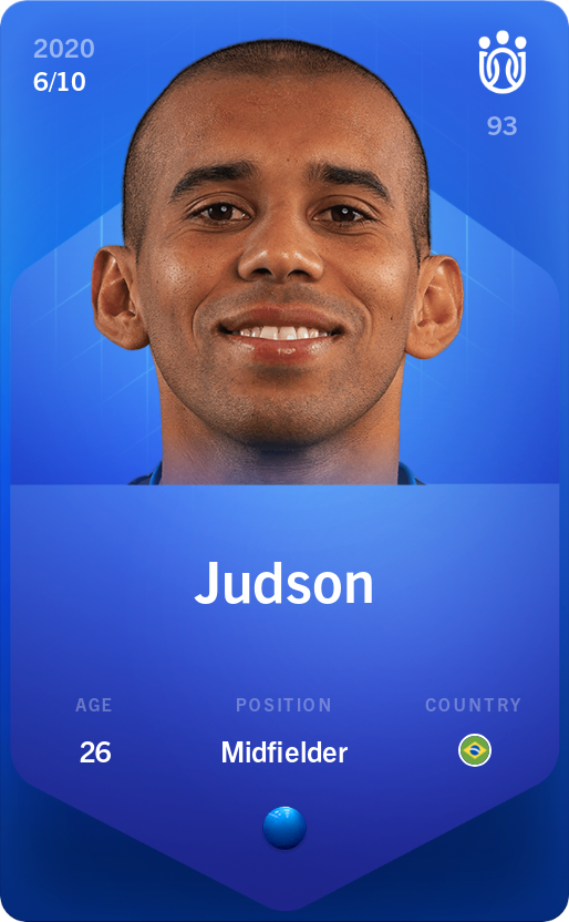 Sorare - Sorare Official - Judson 2020-21 • Super Rare 6/10 - NFT # 11605182522737598756526969648962320267888932176374407324149375240143493810163