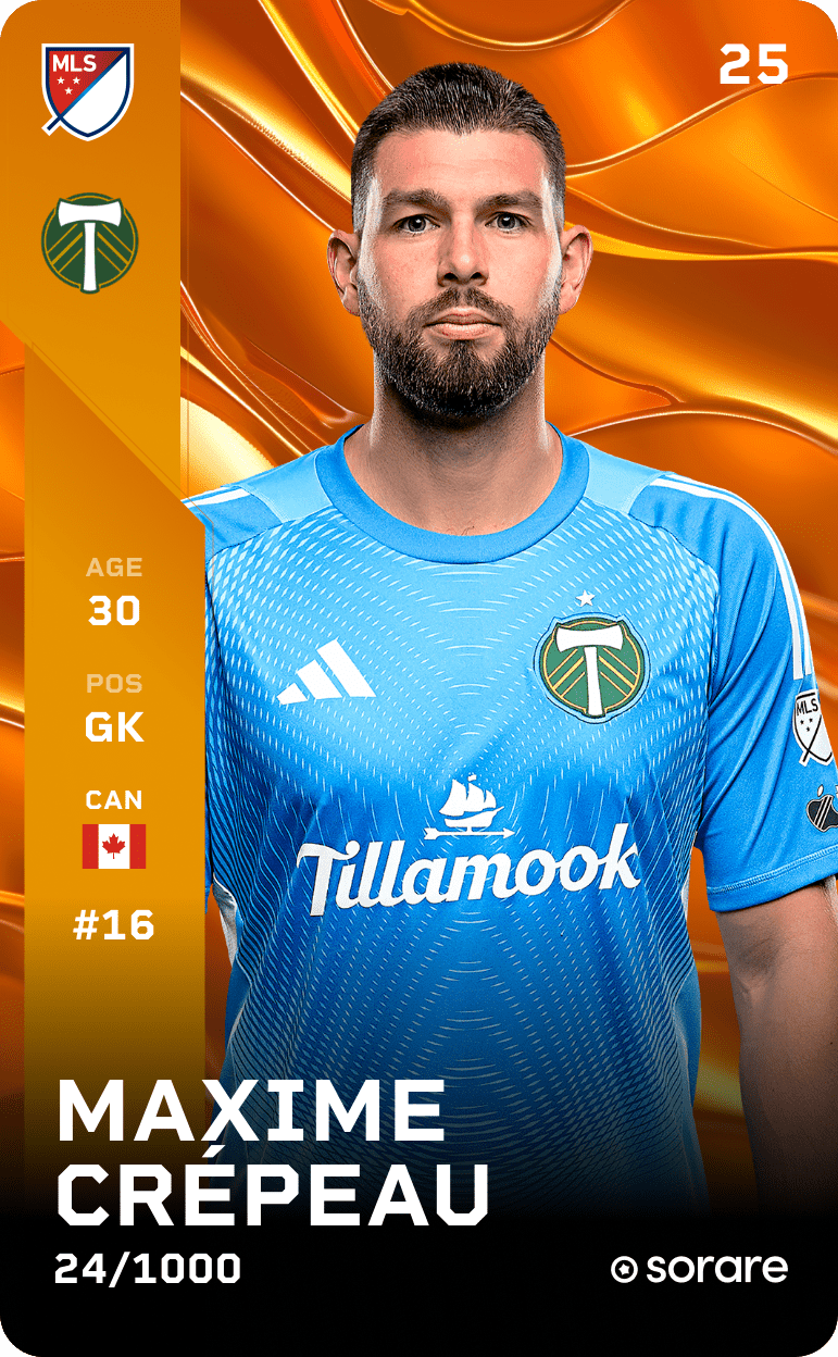 Maxime Crépeau 2025-26 • Limited 24/1000