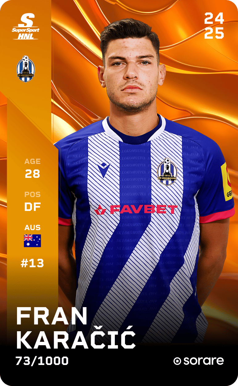 Fran Karačić 2024-25 • Limited 73/1000