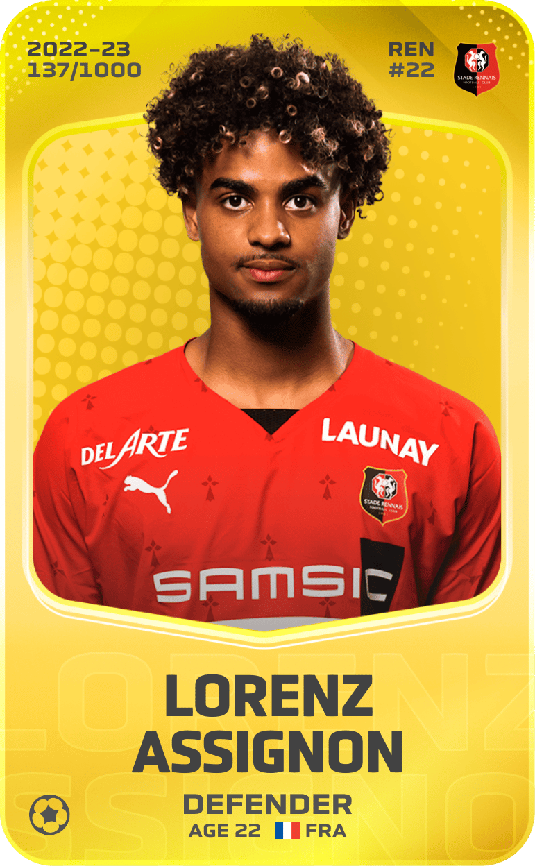 Lorenz Assignon 2022-23 • Limited 137/1000