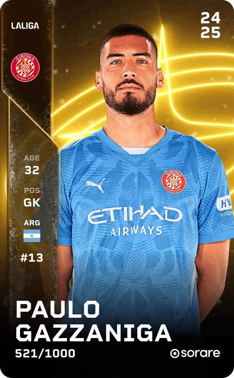 Paulo Gazzaniga 2024-25 • Limited 521/1000