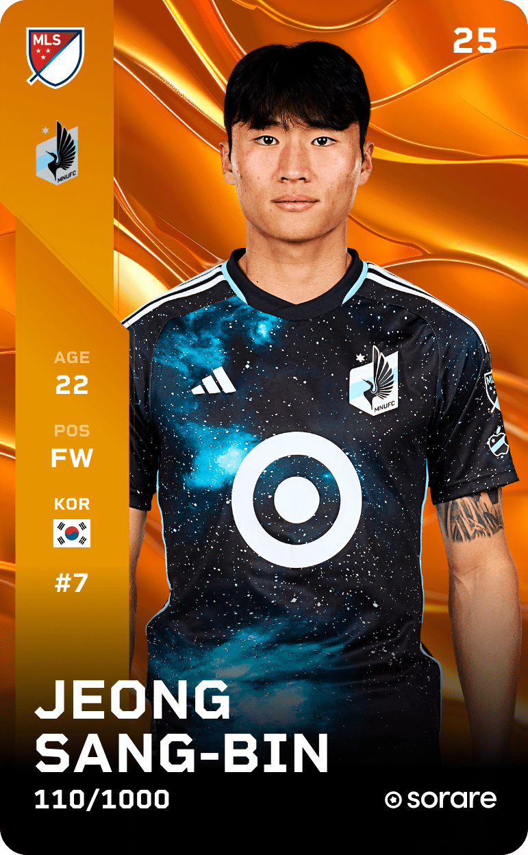 Jeong Sang-Bin 2025-26 • Limited 110/1000