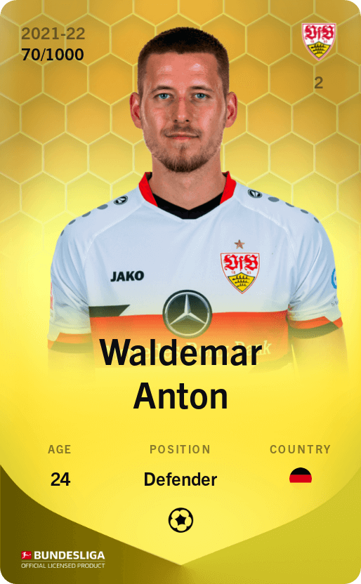 Waldemar Anton 2021-22 • Limited 70/1000
