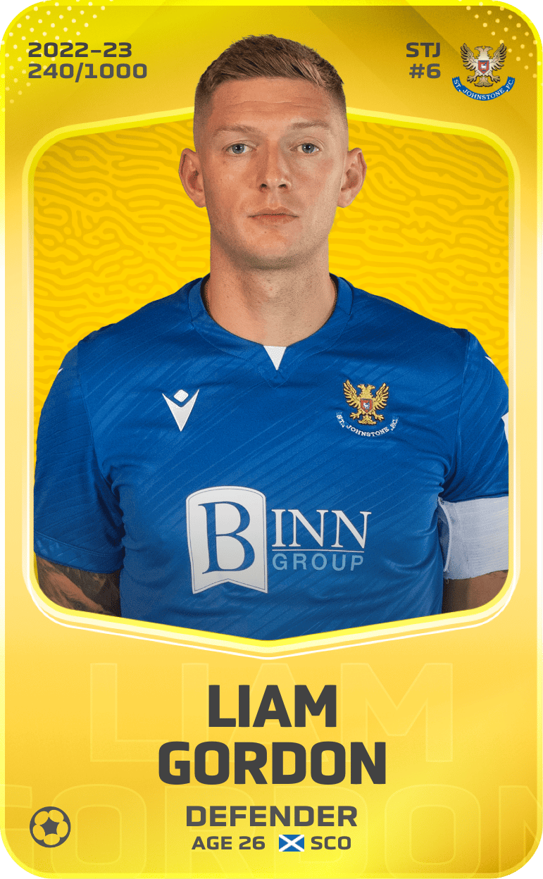 Liam Gordon 2022-23 • Limited 240/1000