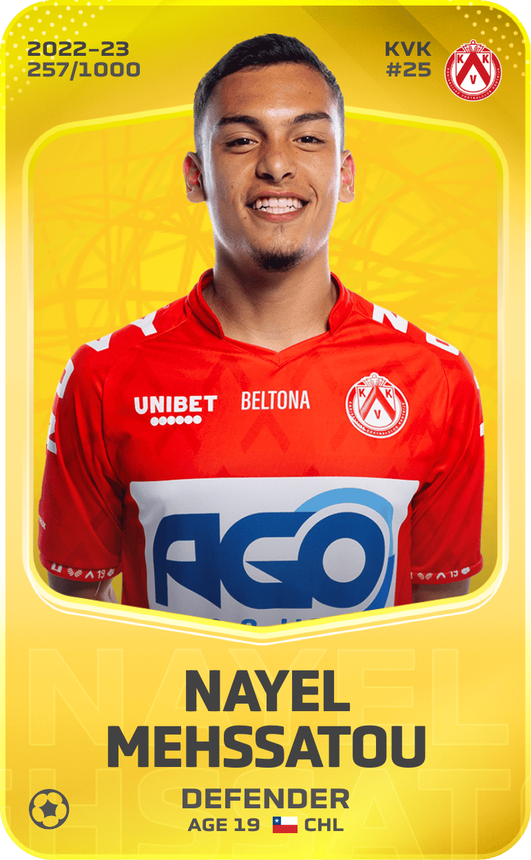 Nayel Mehssatou 2022-23 • Limited 257/1000