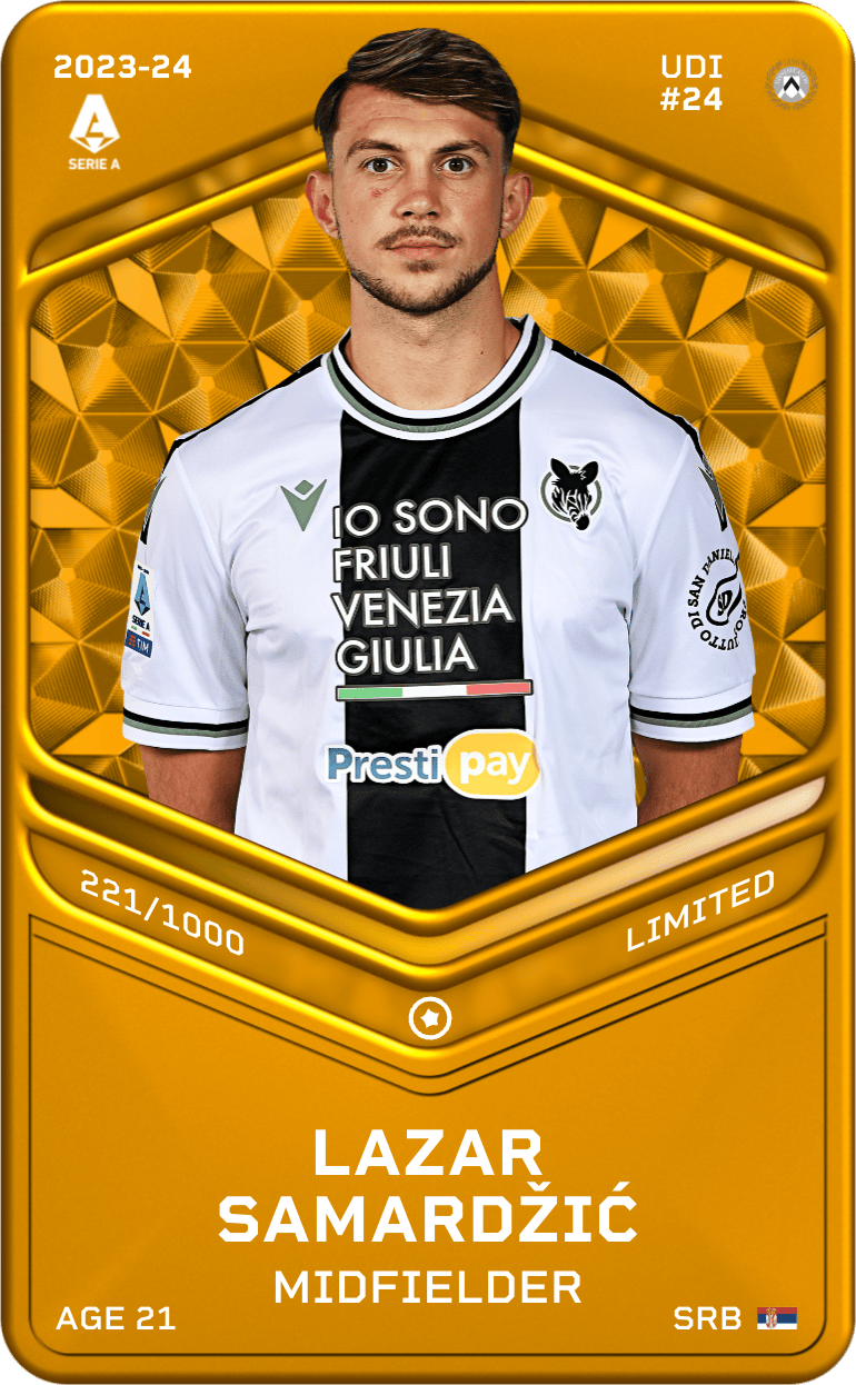 Lazar Samardžić 2023-24 • Limited 221/1000