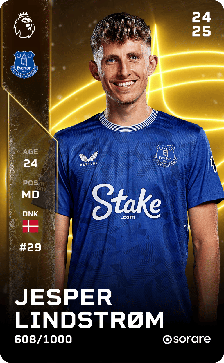 Jesper Lindstrøm 2024-25 • Limited 608/1000