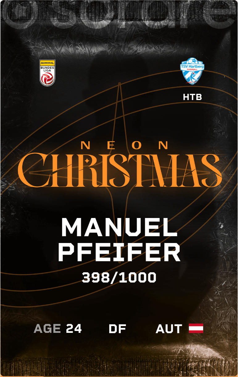 Manuel Pfeifer 2024-25 • Limited 398/1000