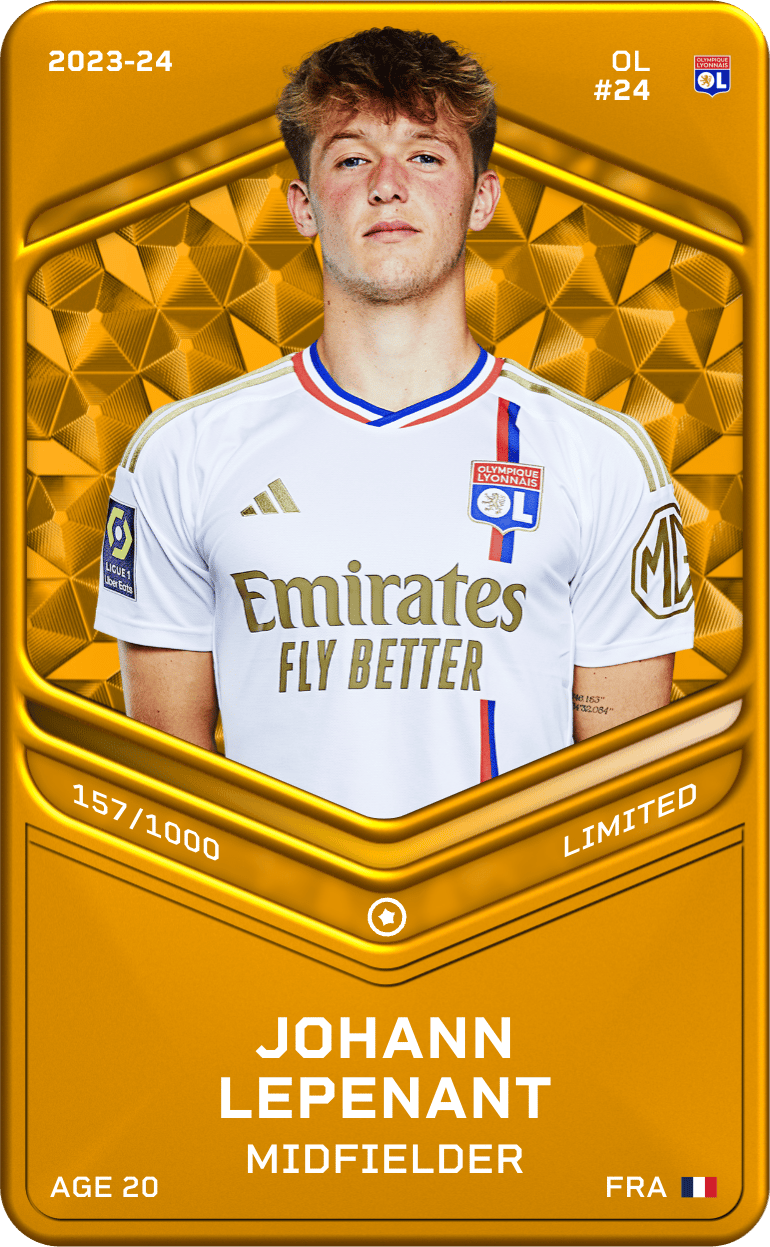 Johann Lepenant 2023-24 • Limited 157/1000