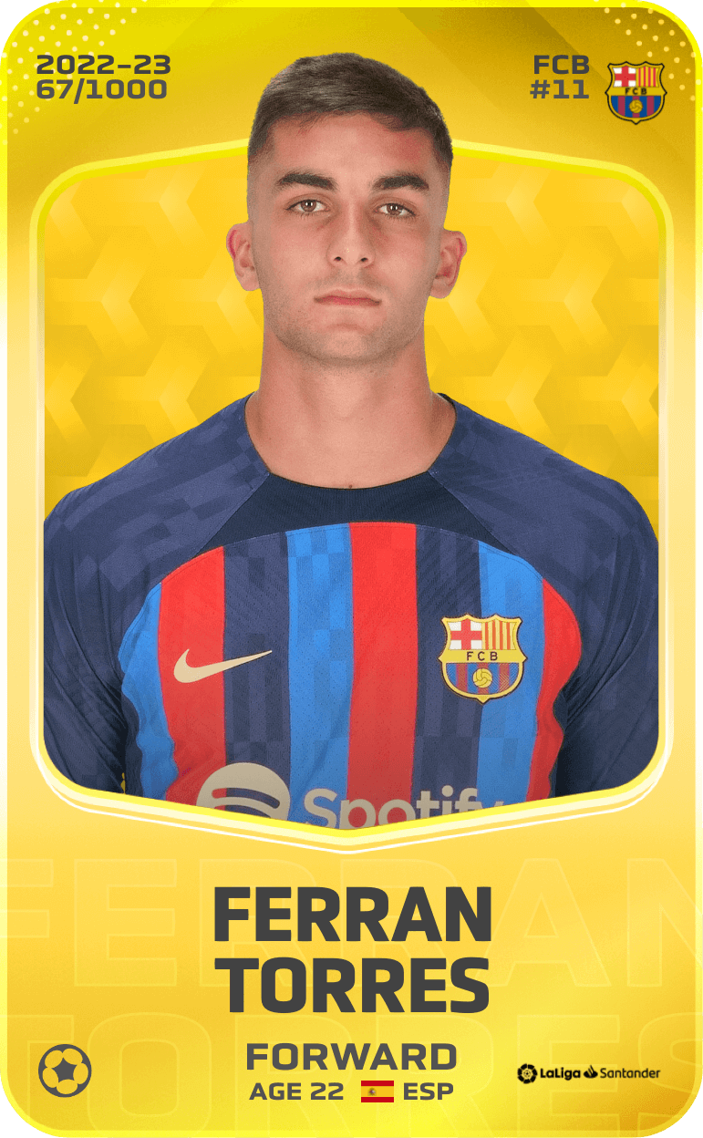 Ferran Torres 2022-23 • Limited 67/1000