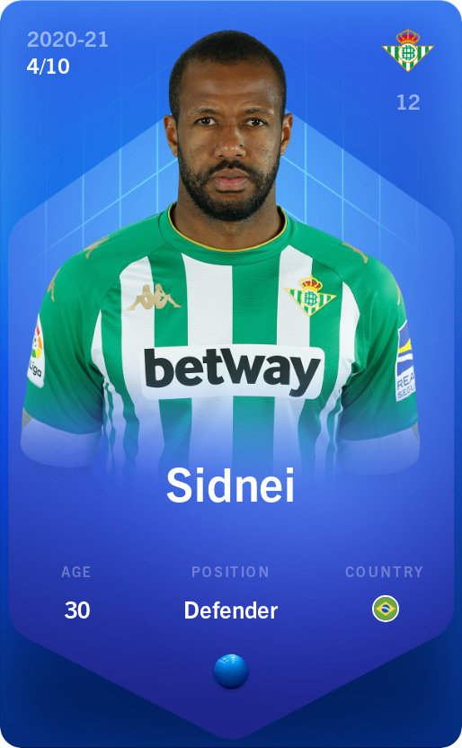 Sorare - Sorare Official - Sidnei 2020-21 • Super Rare 4/10 - NFT # 65517790706942227378532626805241635274413244538829526010847482918153007589055