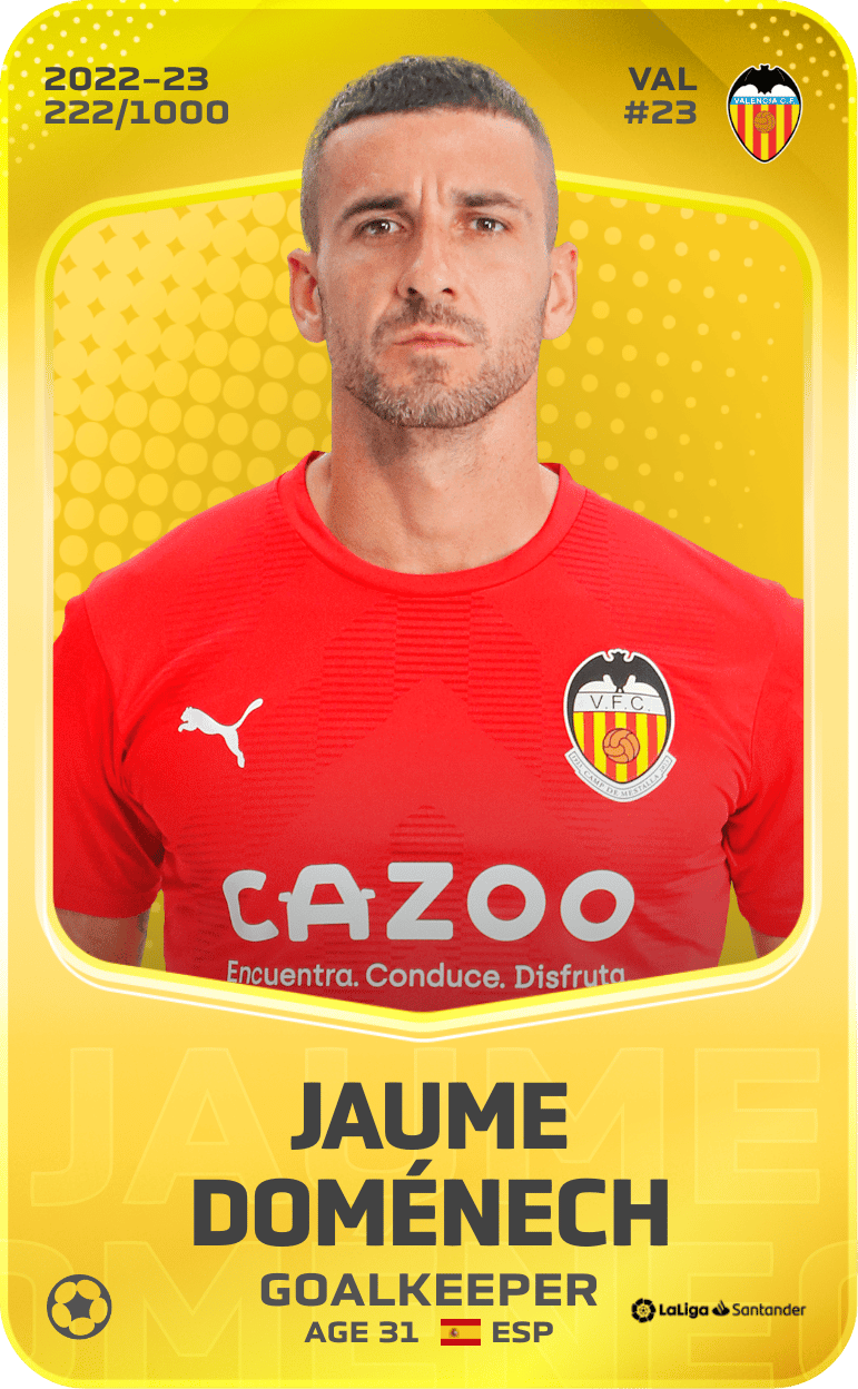 Jaume Doménech 2022-23 • Limited 222/1000