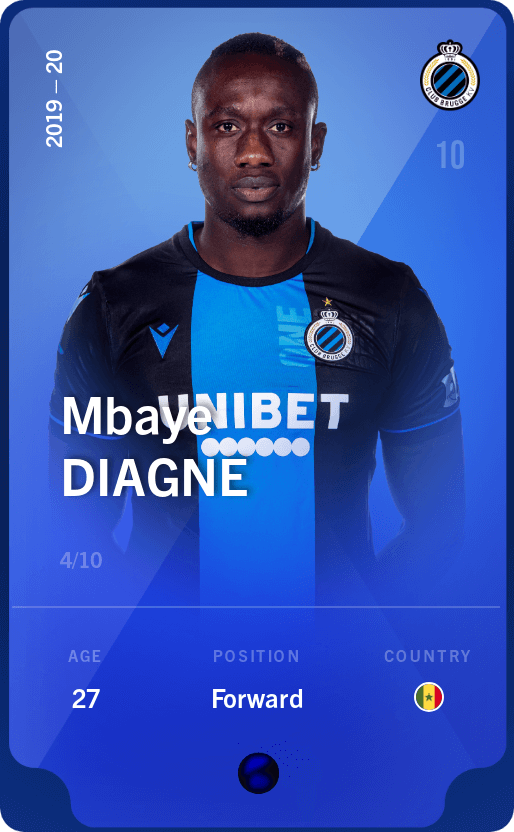 Mbaye Diagne 2019 20 Super Rare 4 10