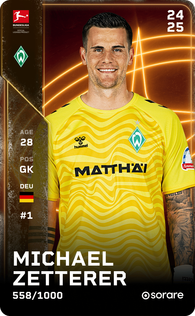 Michael Zetterer 2024-25 • Limited 558/1000