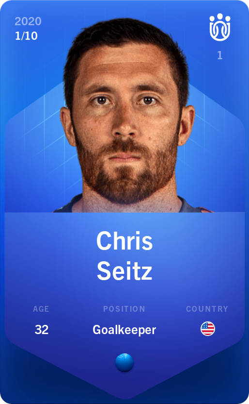 Sorare - Sorare Official - Chris Seitz 2020-21 • Super Rare 1/10 - NFT # 30976180829224094859702873362481202291364174672382133388085505762919835252352