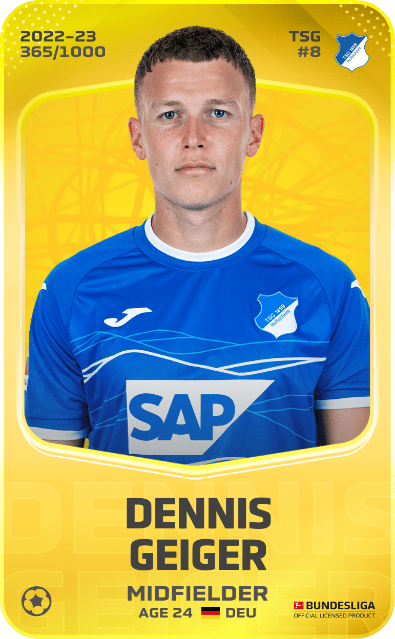 Dennis Geiger 2022-23 • Limited 365/1000