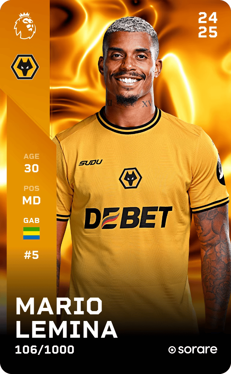 Mario Lemina 2024-25 • Limited 106/1000