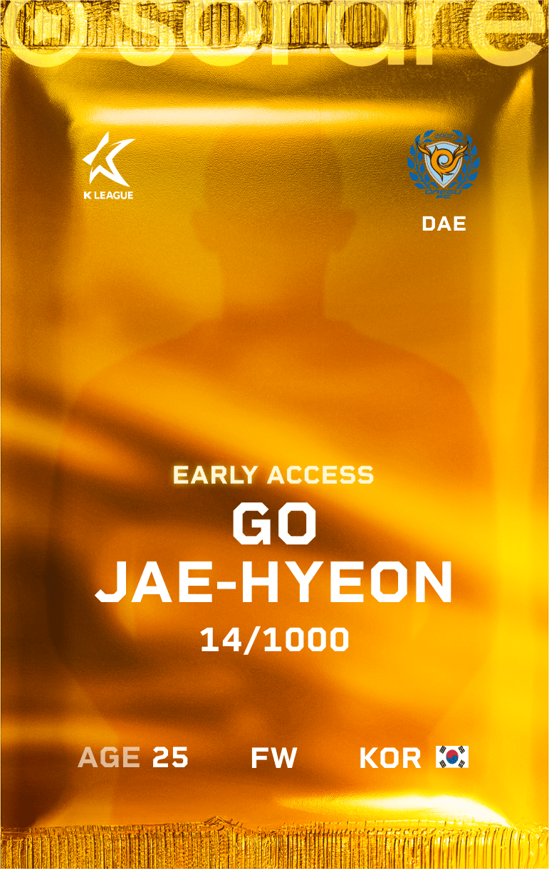 Go Jae-Hyeon 2025-26 • Limited 14/1000