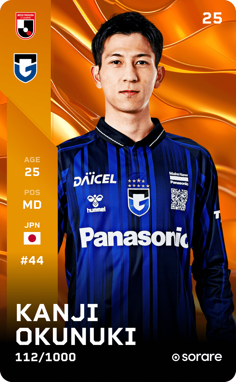 Kanji Okunuki 2025-26 • Limited 112/1000