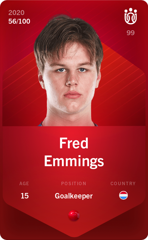 Sorare - Sorare Official - Fred Emmings 2020-21 • Rare 56/100 - NFT # 87516652535492161450305599540489323677732583998355104999251689543139713934745