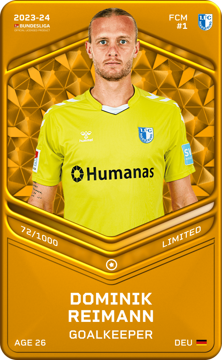 Dominik Reimann 2023-24 • Limited 72/1000