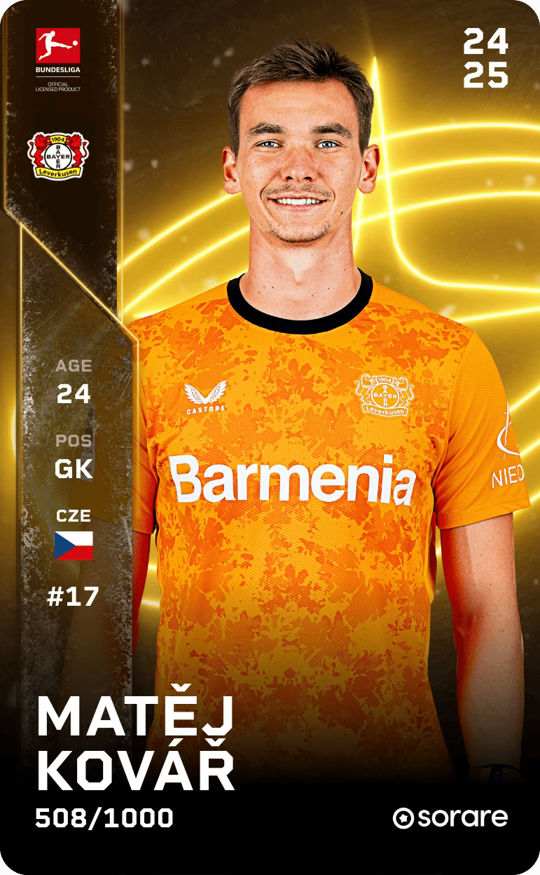 Matěj Kovář 2024-25 • Limited 508/1000
