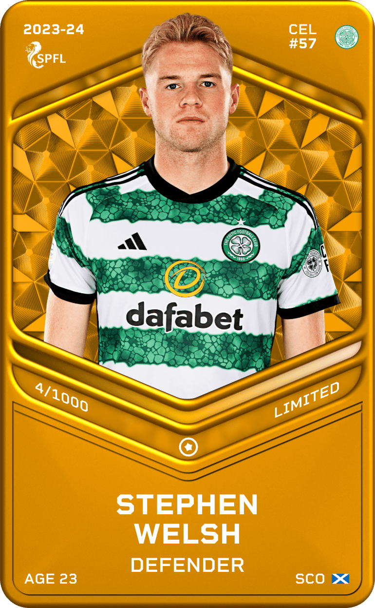 Stephen Welsh 2023-24 • Limited 4/1000