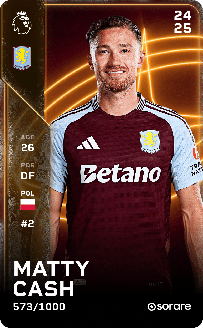 Matty Cash 2024-25 • Limited 573/1000