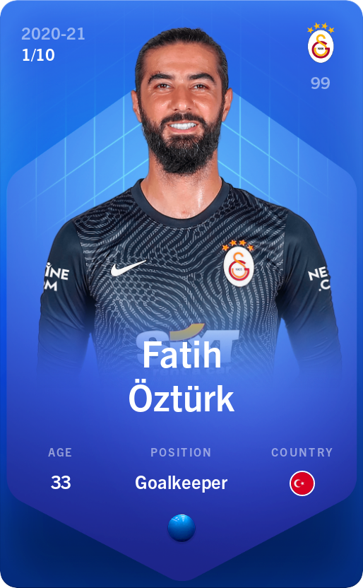 Sorare - Sorare Official - Fatih Öztürk 2020-21 • Super Rare 1/10 - NFT # 55764959249708196571870277441396658269076387690852801815169889739130723508141