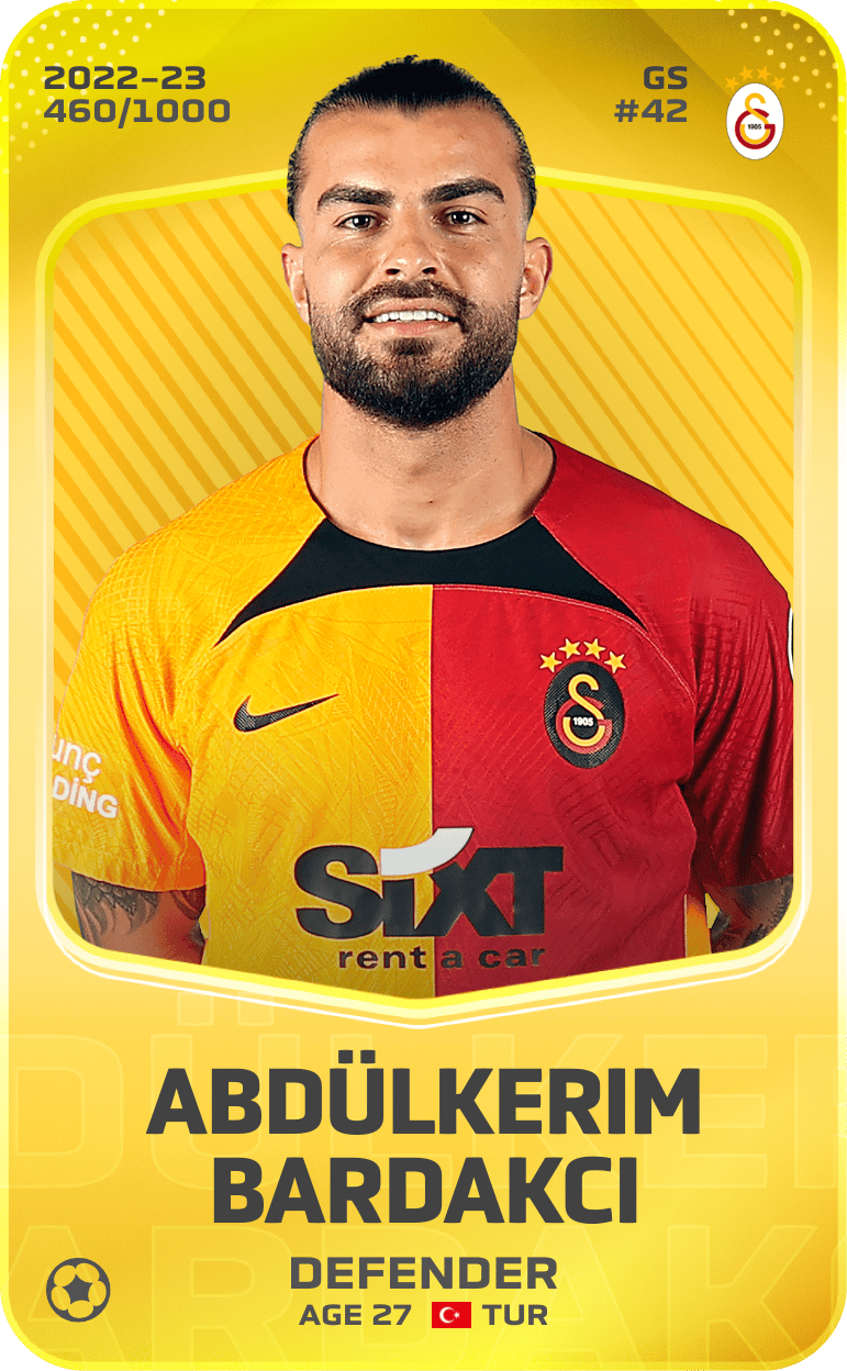 Abdülkerim Bardakcı 2022-23 • Limited 460/1000