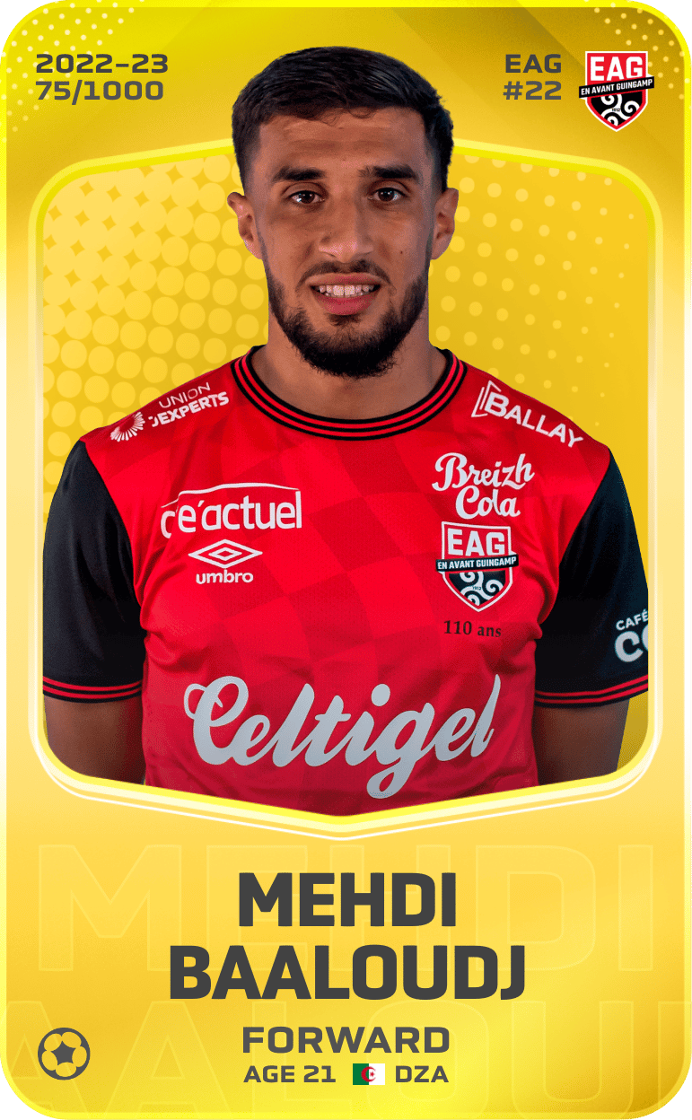 Mehdi Baaloudj 2022-23 • Limited 75/1000