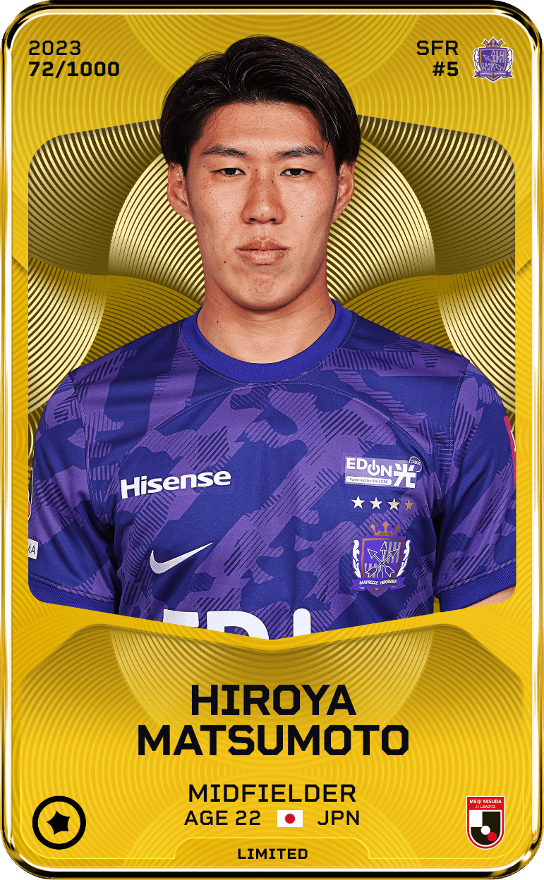 Hiroya Matsumoto 2023-24 • Limited 72/1000