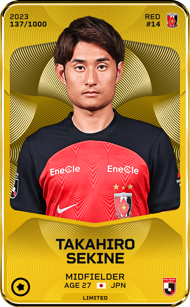 Takahiro Sekine 2023-24 • Limited 137/1000