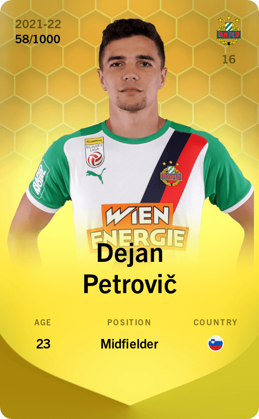 Dejan Petrovič 2021-22 • Limited 58/1000