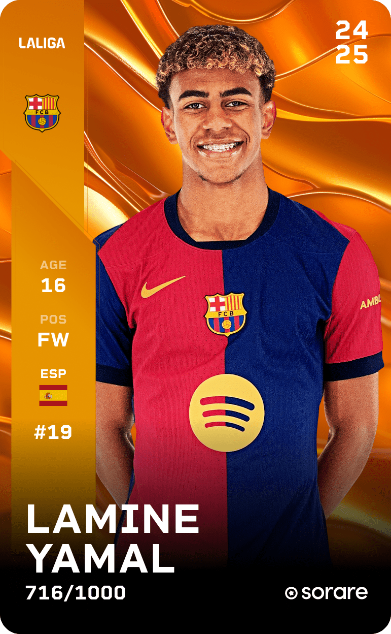 Lamine Yamal 2024-25 • Limited 716/1000