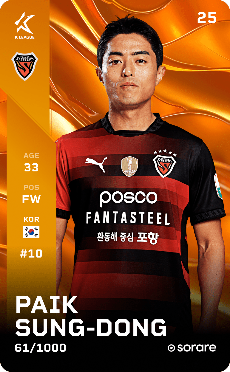 Baek Sung-Dong 2025-26 • Limited 61/1000